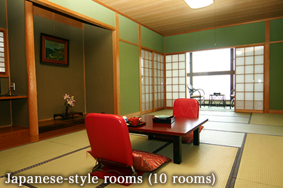 Japanese-style rooms (10 rooms) 